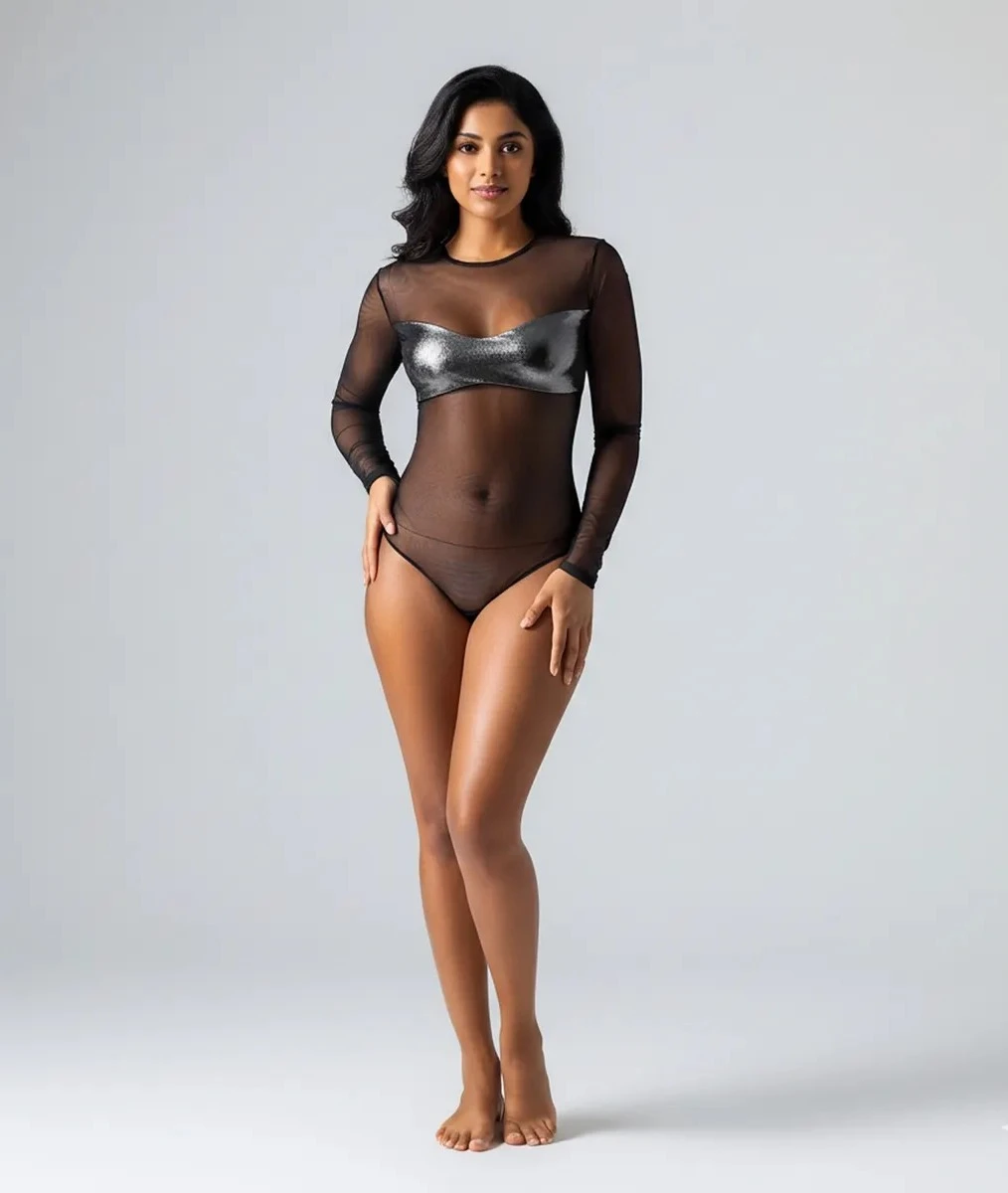 Mesh bodysuit variation — Rainy Garment
